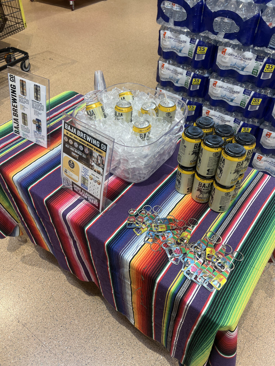 Team at a beverage sampling activation