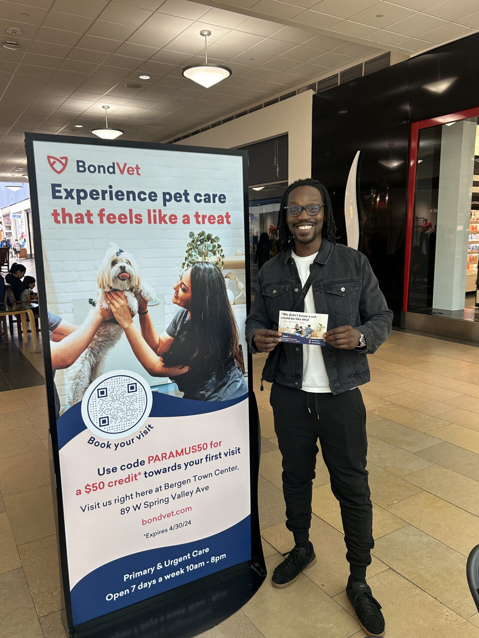 Bond Vet - Grand Openings street team activation