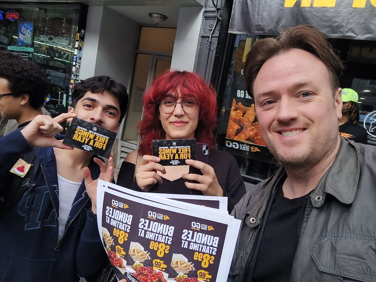 Buffalo Wild Wings GO! - East Village Street Takeover street team activation