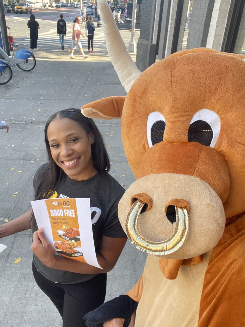 Buffalo Wild Wings GO! - East Village Street Takeover street team activation