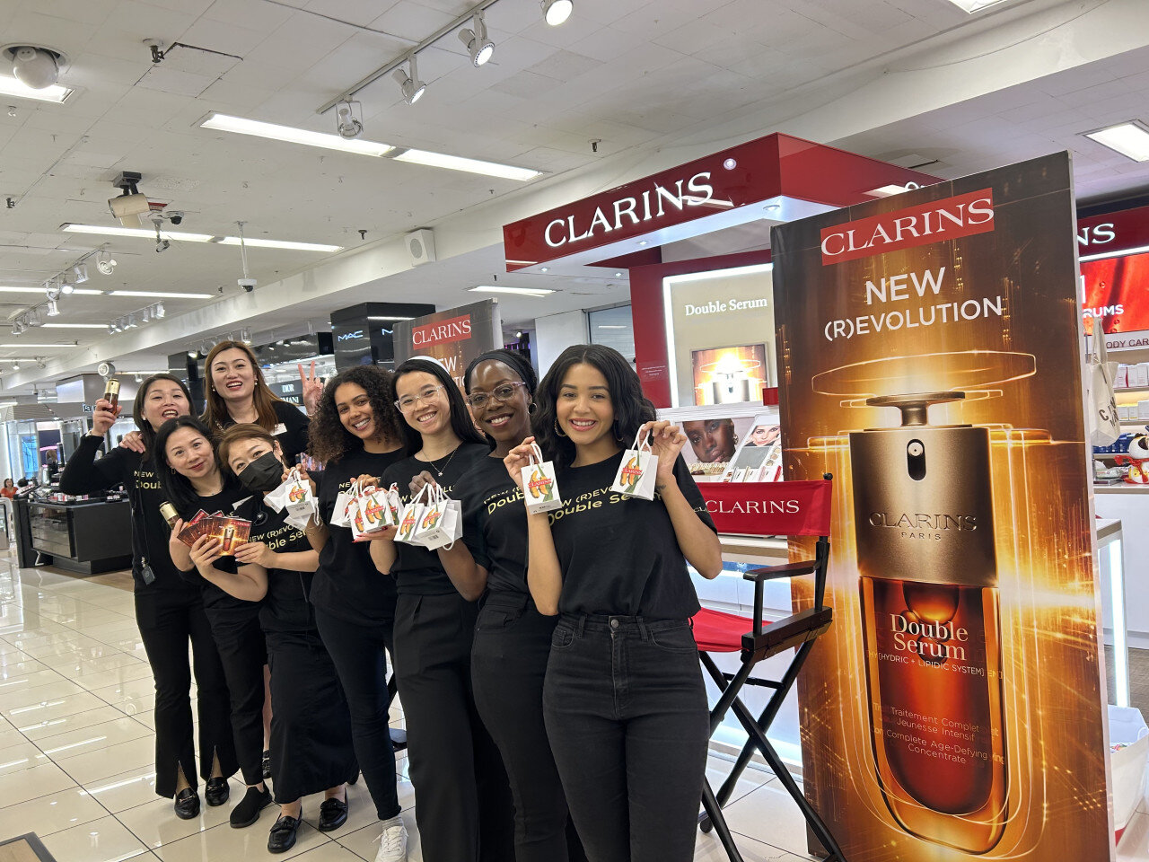 Clarins - Multi-Market Product Launch Tour street team activation