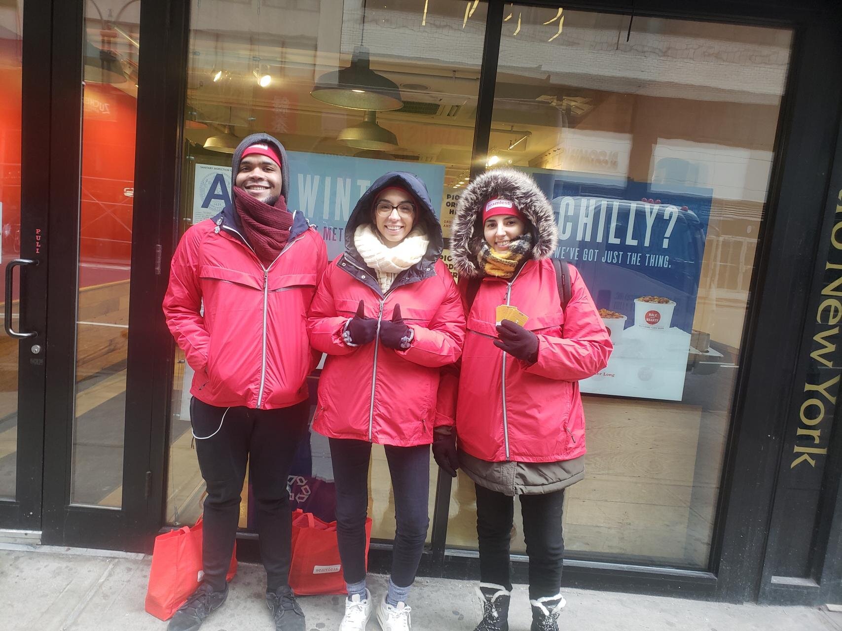 Grubhub - NYC Street Team street team activation