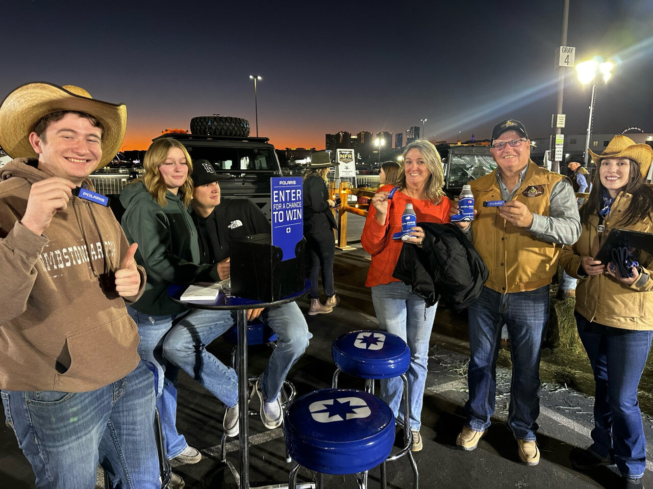 Polaris - National Finals Rodeo street team activation