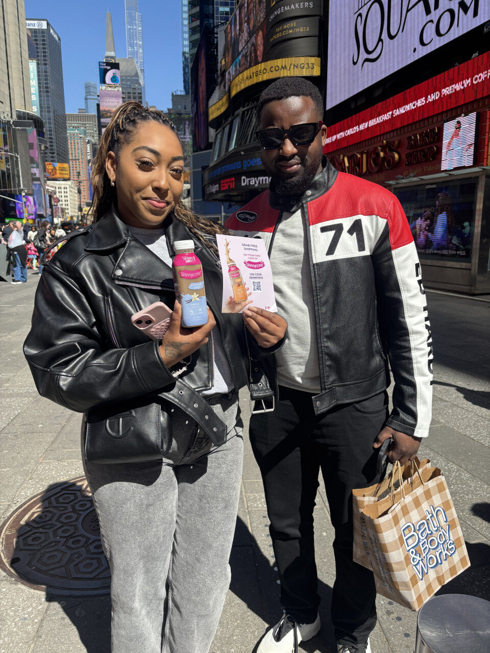 Skinny Mixes - NYC Street Sampling Blitz street team activation