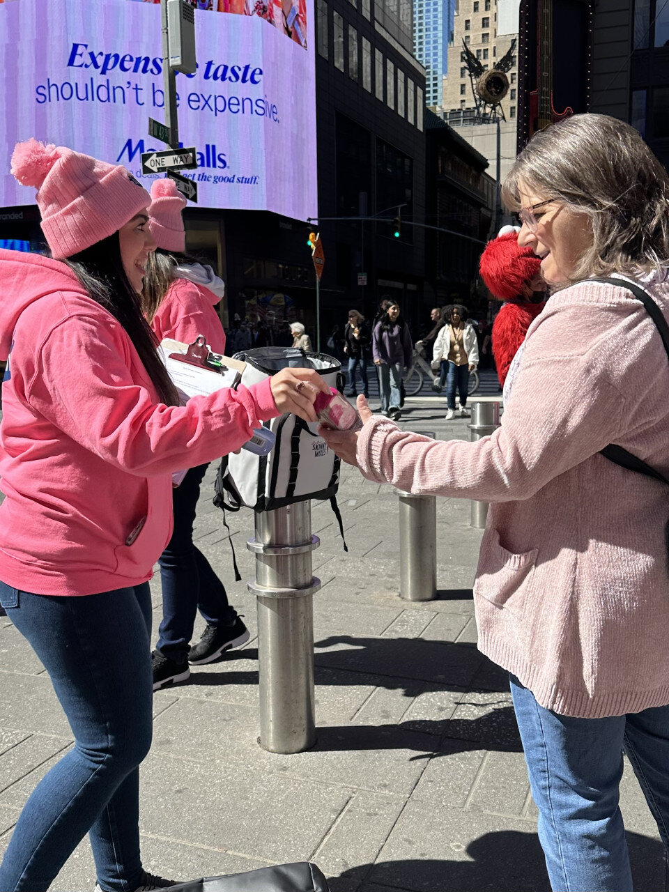 Skinny Mixes - NYC Street Sampling Blitz street team activation