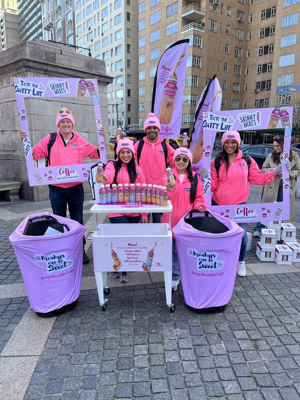 Skinny Mixes - NYC Street Sampling Blitz — campaign staffed by Street Teams Co