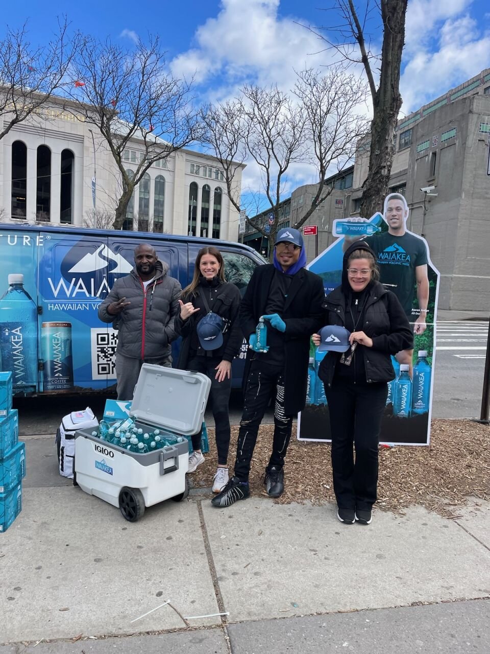 Waiakea Water x Aaron Judge Opening Day — campaign staffed by Street Teams Co