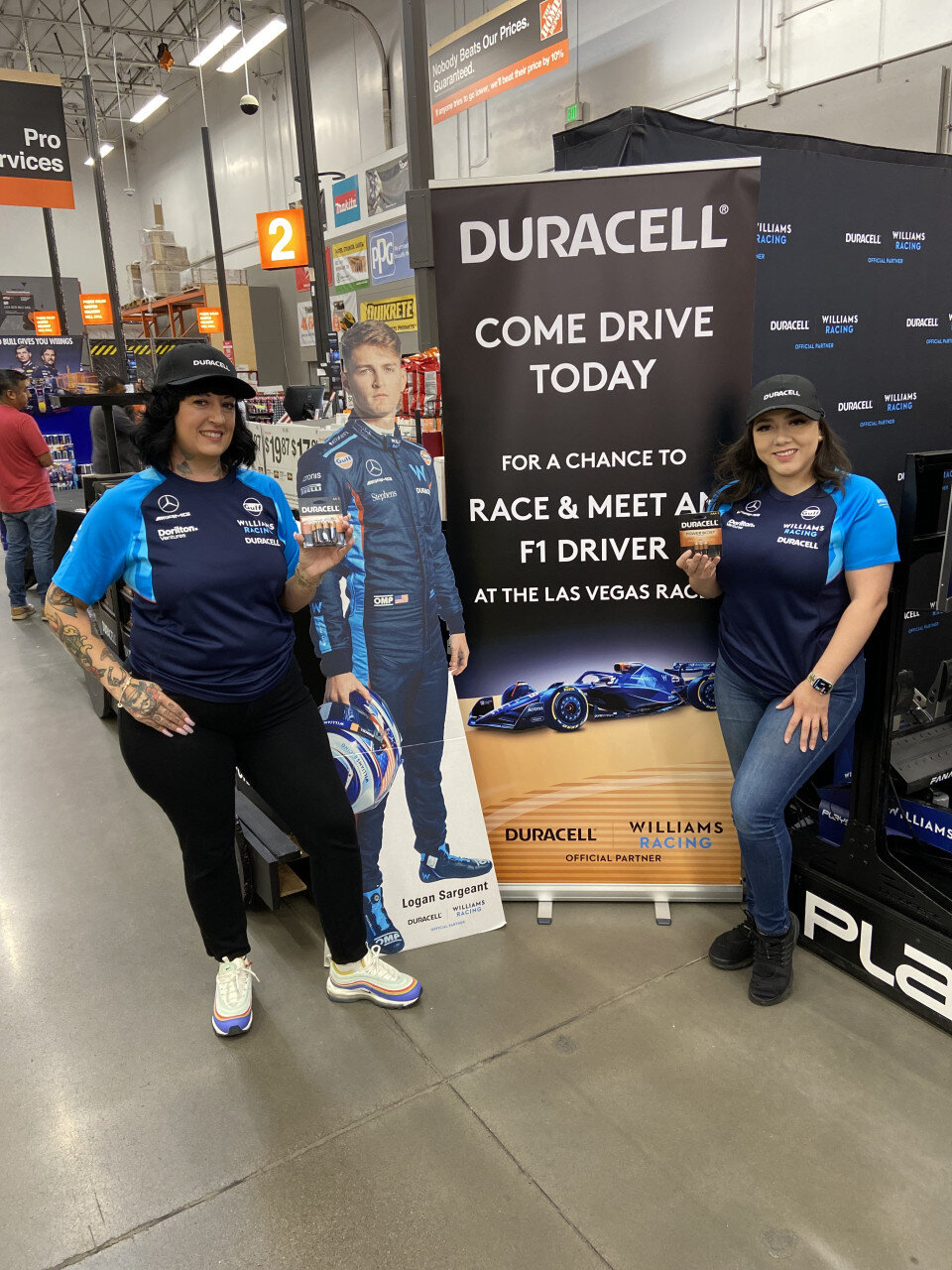 Williams Racing - Multi-City Street Presence street team activation